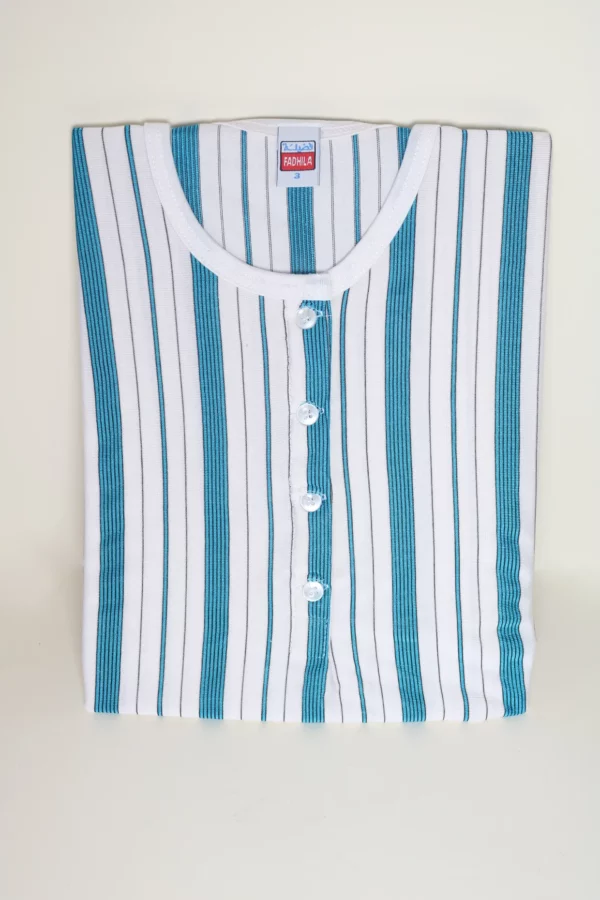 Tricot traditionnel "Marioul Fadhila" Bleu