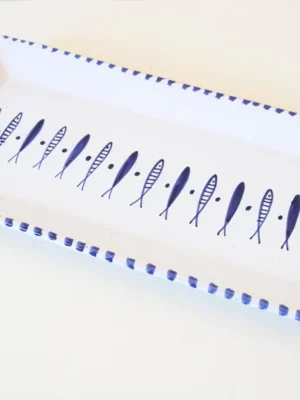 Plateau motif poisson Plateau en céramique