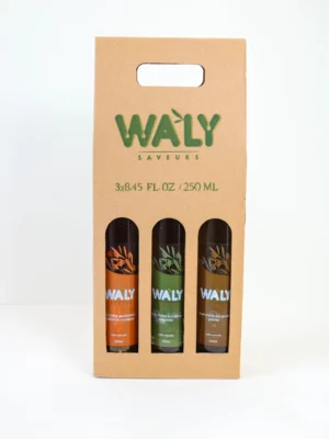 Coffret trio huile d´olives aromatisés 3x250ml