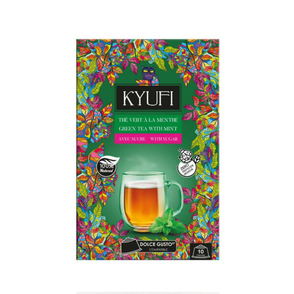 Kyufi thé vert capsules docle gusto x10