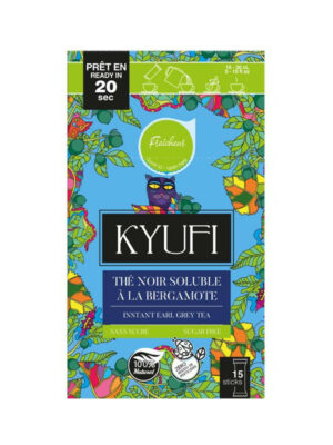 Kyufi thé noir à la bergamote x 15 Sticks