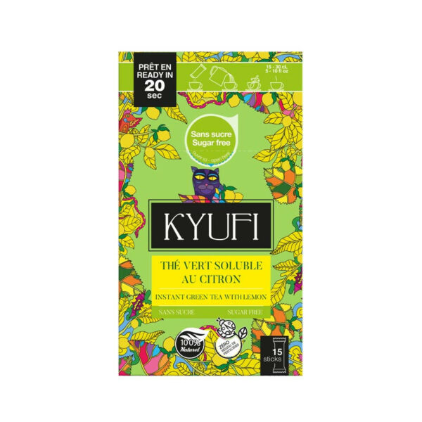 Kyufi thé vert citron x 15 Sticks