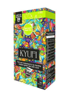 the-vert-instantane-menthe-sans sucre x15 Kyufi vert à la menthe sans sucre x 15 Sticks